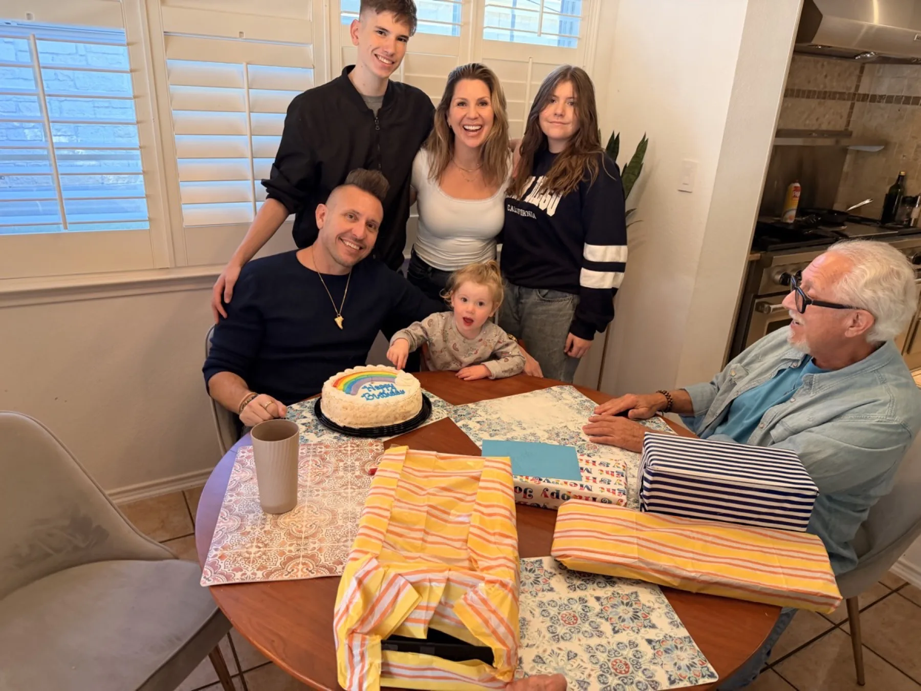 Joshua with family